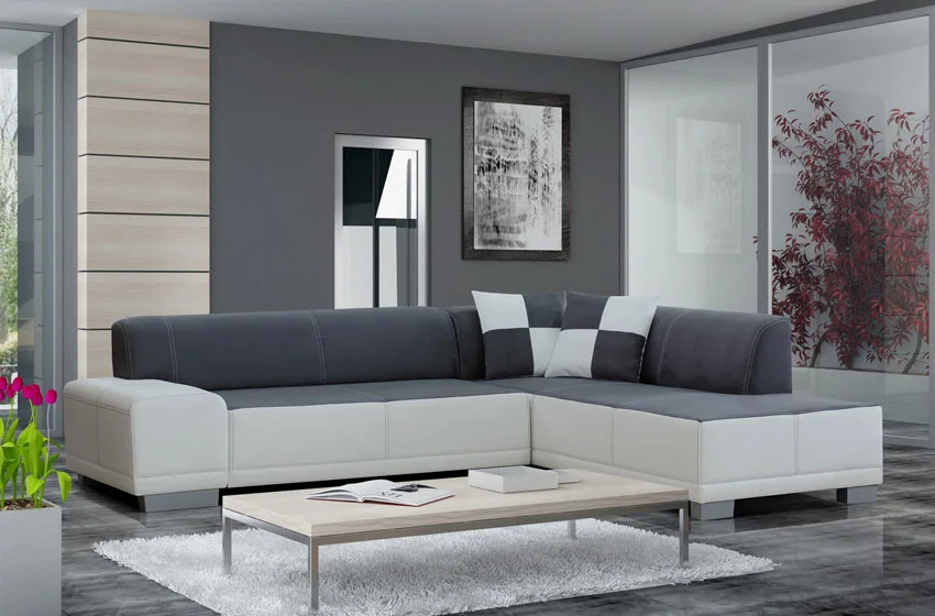 Modern interieur met grijze wand in Maral Wallpaint muurverf